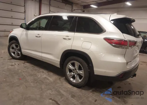 2015 Toyota Highlander Limited V6 из США, поврежденный, VIN 5TDDKRFH6FS192561
